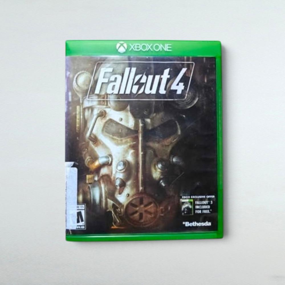 Fallout 4 Xbox One Action RPG Green Disc Bethesda Gaming Vault Wasteland Combat